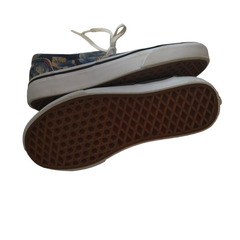 Vans Women's Size 6 Low Top Lace Up Shoes Floral Flowers Sneakers Tropical - Picture 7 of 7